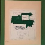 Franco Angeli Senza titolo prima metà degli anni Sessanta tecnica mista su carta cm 37x46