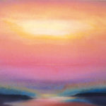 Yale Epstein - Riverglow - gesso, pastello, matita - 19x24,5 cm