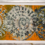 Judy Pfaff - rOOster 9, 2016 - Tecnica mista su carta - 72 x 31 cm