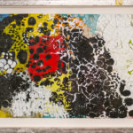 Judy Pfaff - rOOster 18, 2016 - Tecnica mista su carta - 73 x 30 cm