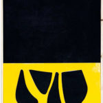 Senza titolo, Plexiglass giallo su tela dipinta, cm 70x50, 2003