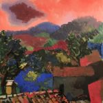 Renato Guttuso, Tetti a Velate, olio su tela, cm 65x50, 1956