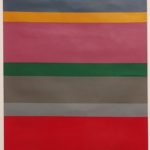 Rocco Borella, Complementari e toni, 1968, olio su cartone, cm 53x42