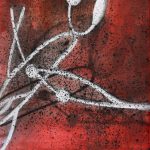 Angelo Casciello - Il fiore di Bella Ciao, 2021- tecnica mista, cm 70 x 50