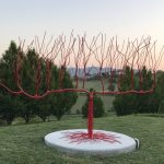 Grapevine Before Pruning, steel and paint, 2017