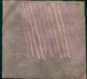 "Obliquo" 1976, acrilico su tela cm 52x55