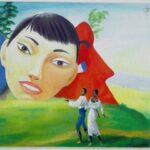 "Ovidiana" 1994, polimero sintetico su tela