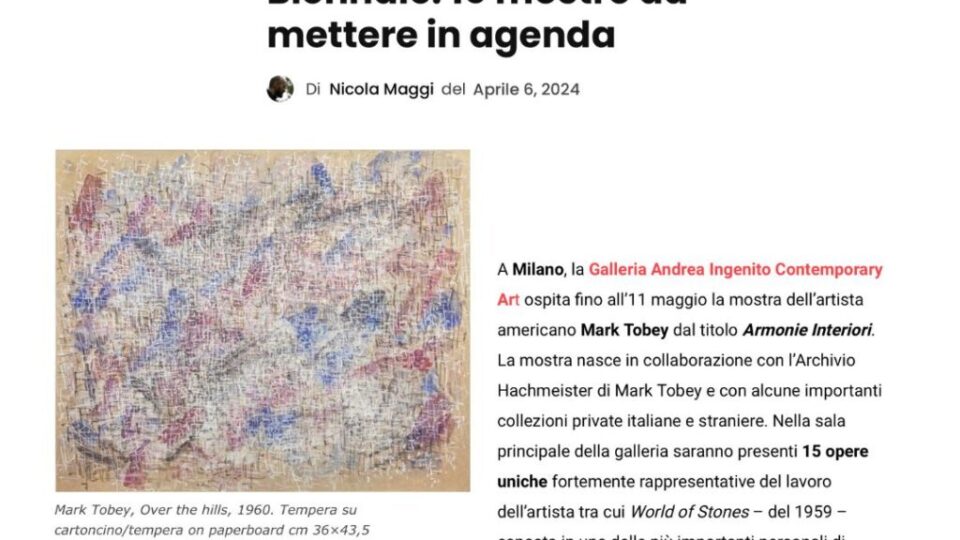 Nicola Maggi – Collezione da Tiffany