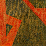Yale Epstein - Geometric 24 - acrilico su carta - 15,24 x 15,24 cm